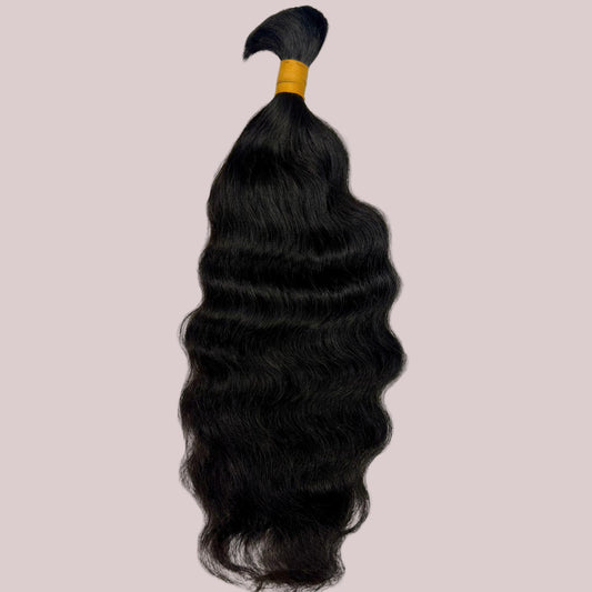 Raw Indian Curly Bulk Human Hair Extensions