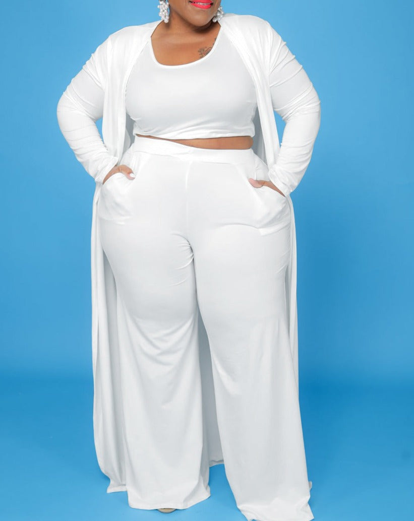 Conjunto de pantalón de tres piezas Emma