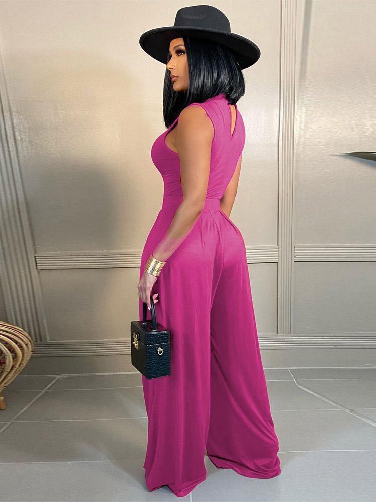 Modern Sleeveless Pant Set.