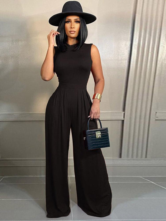 Modern Sleeveless Pant Set.
