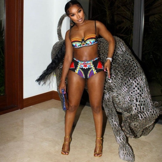 Ensemble de bikini deux pièces assorti