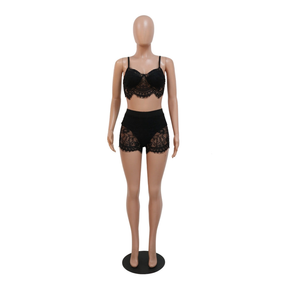Sexy Lace Patchwork Set.