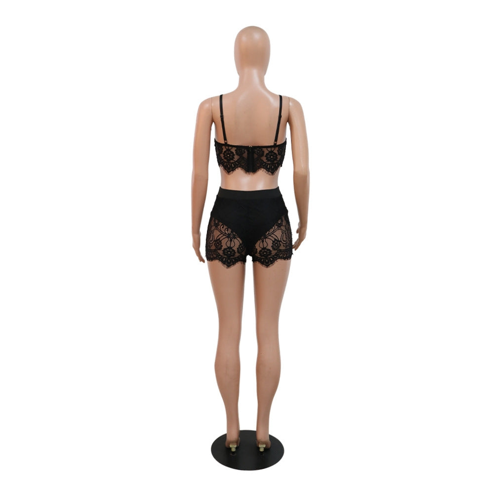 Sexy Lace Patchwork Set.
