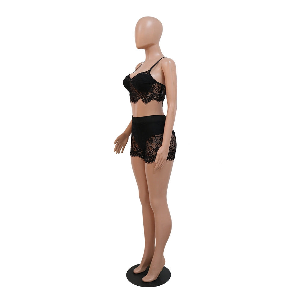 Sexy Lace Patchwork Set.