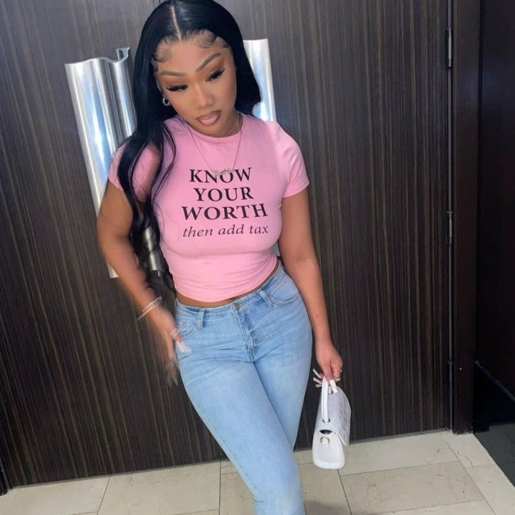 T-shirt Connaissez votre valeur