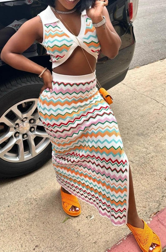 Ripple Skirt Set.
