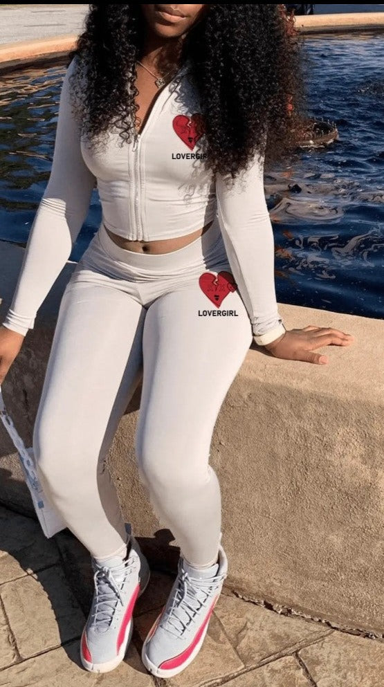 Conjunto de pantalón de dos piezas para chica amante