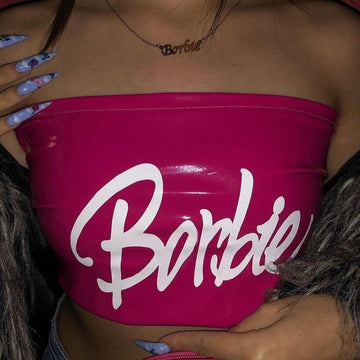 Top tubo rosa de Barbie