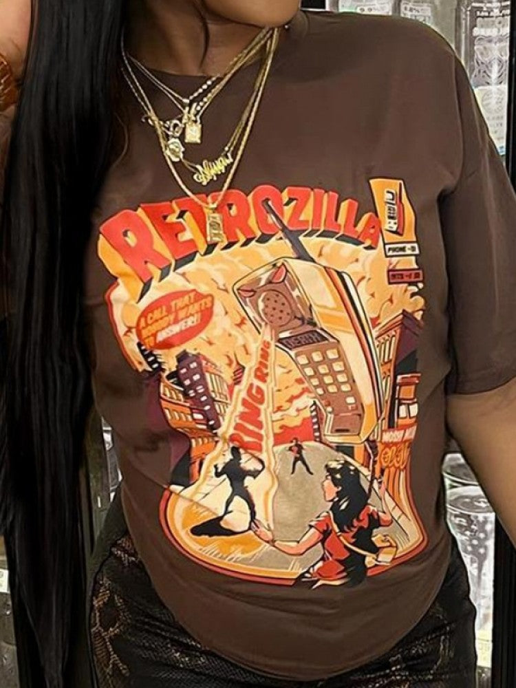 Round Neck T-shirt.