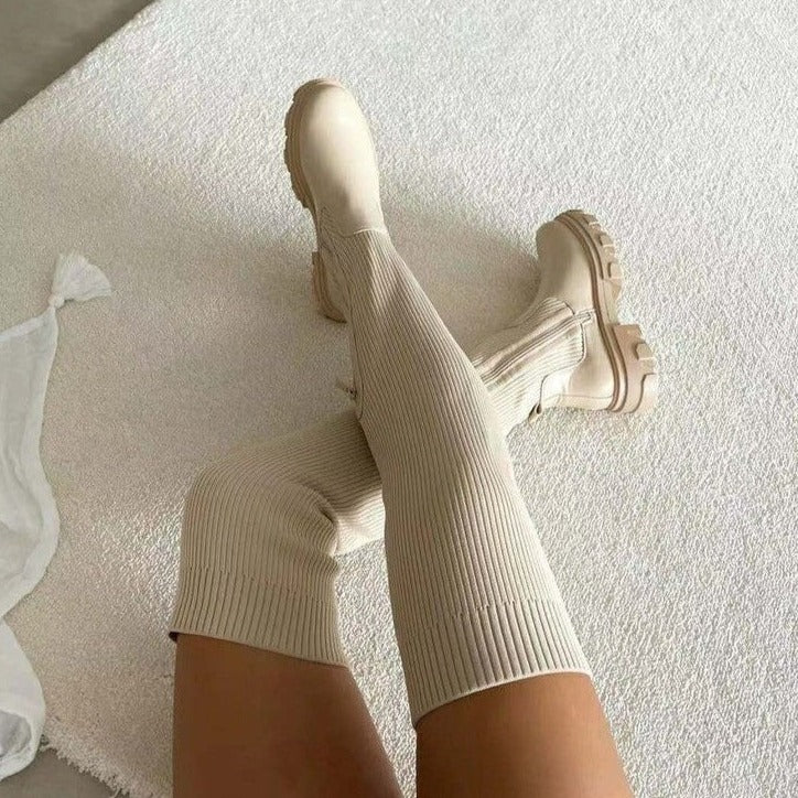 Bota de punto lunar 