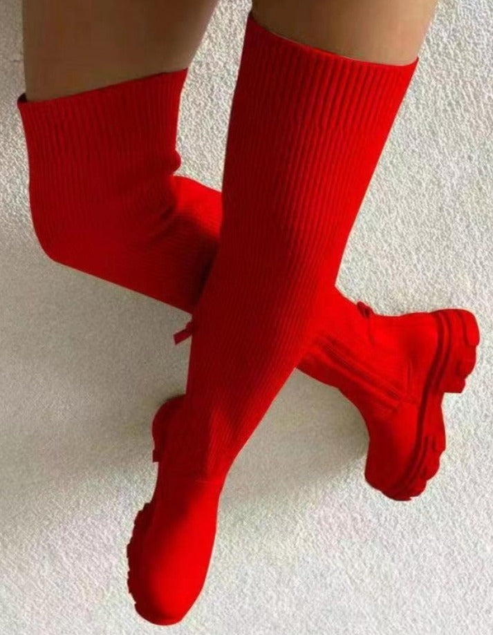 Bota de punto lunar 