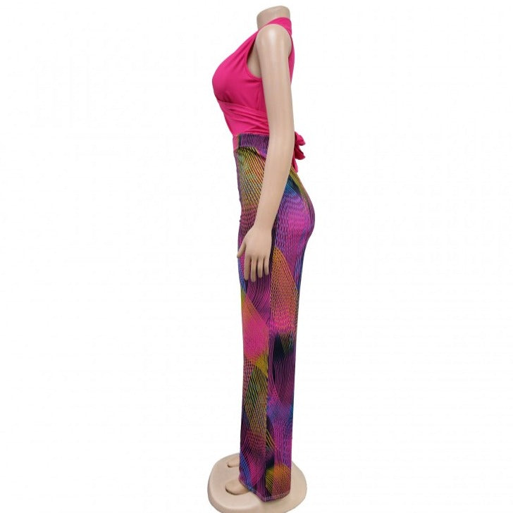 Conjunto de dos piezas de pantalón largo Stardust