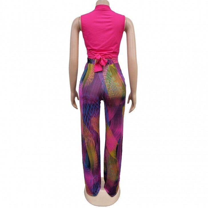 Conjunto de dos piezas de pantalón largo Stardust
