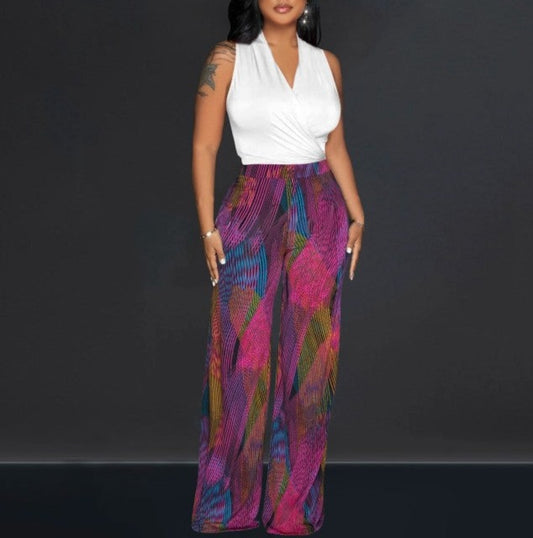 Conjunto de dos piezas de pantalón largo Stardust