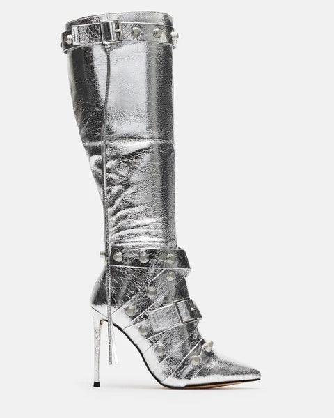 Rivet Belt Buckle Boots