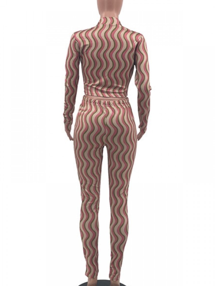Conjunto de leggings cortos Ripple