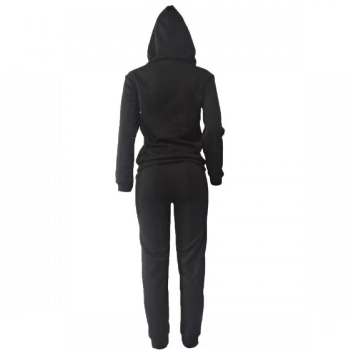 Ensemble à capuche imprimé coeur