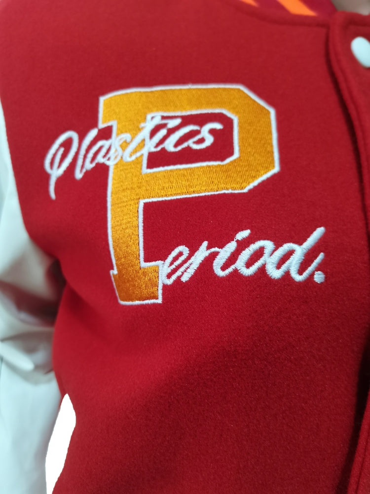 Chaqueta bordada de Plastics At Peace