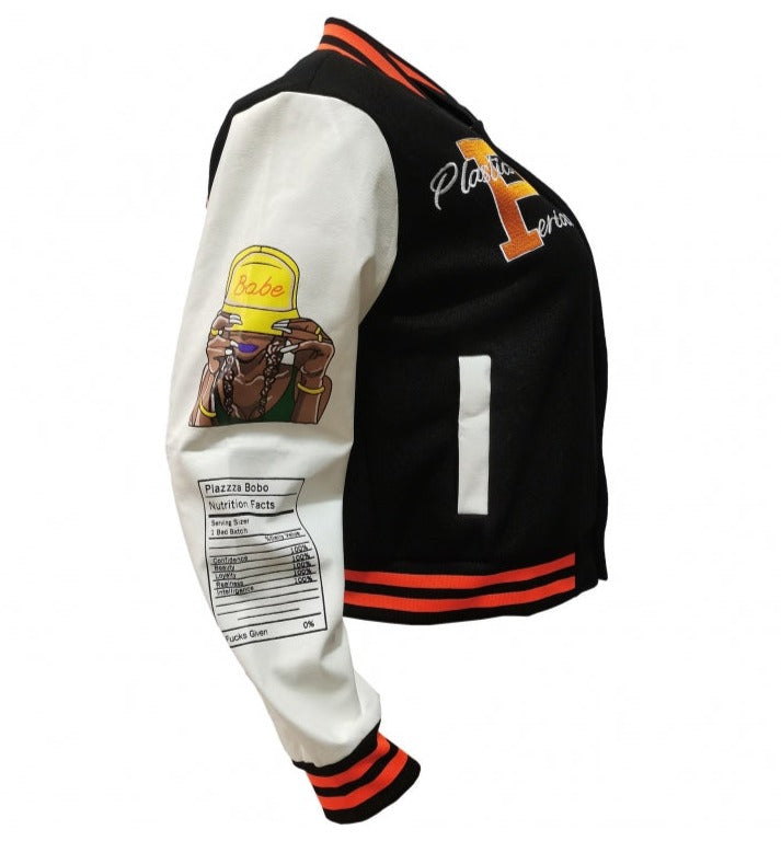 Chaqueta bordada de Plastics At Peace
