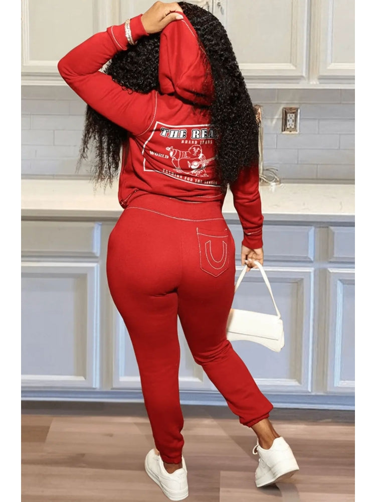 Conjunto de pantalones deportivos con herraduras