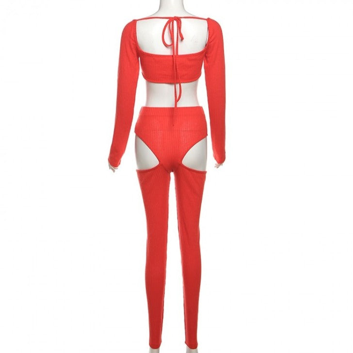 Conjunto de cintura alta LaceLuxe